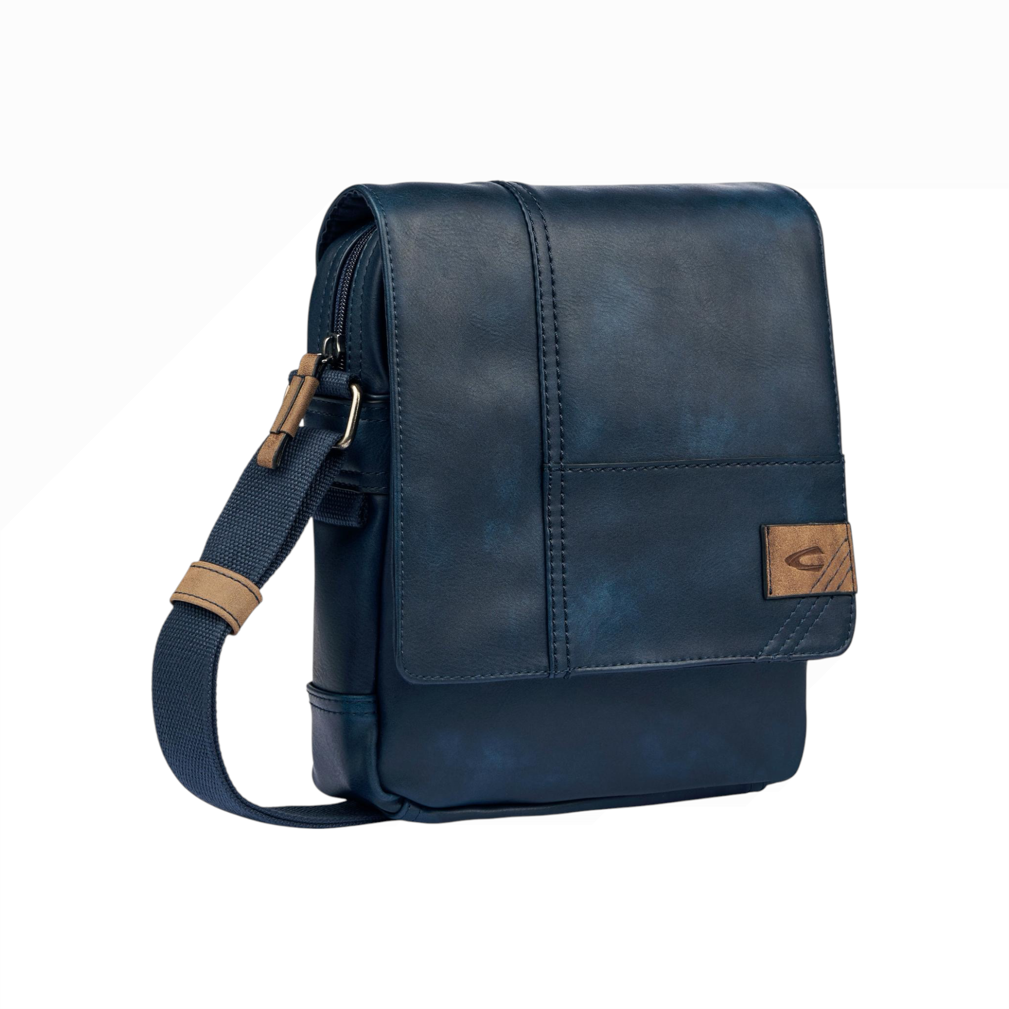 251-602-53 τσάντα ώμου camel active laos μπλέ