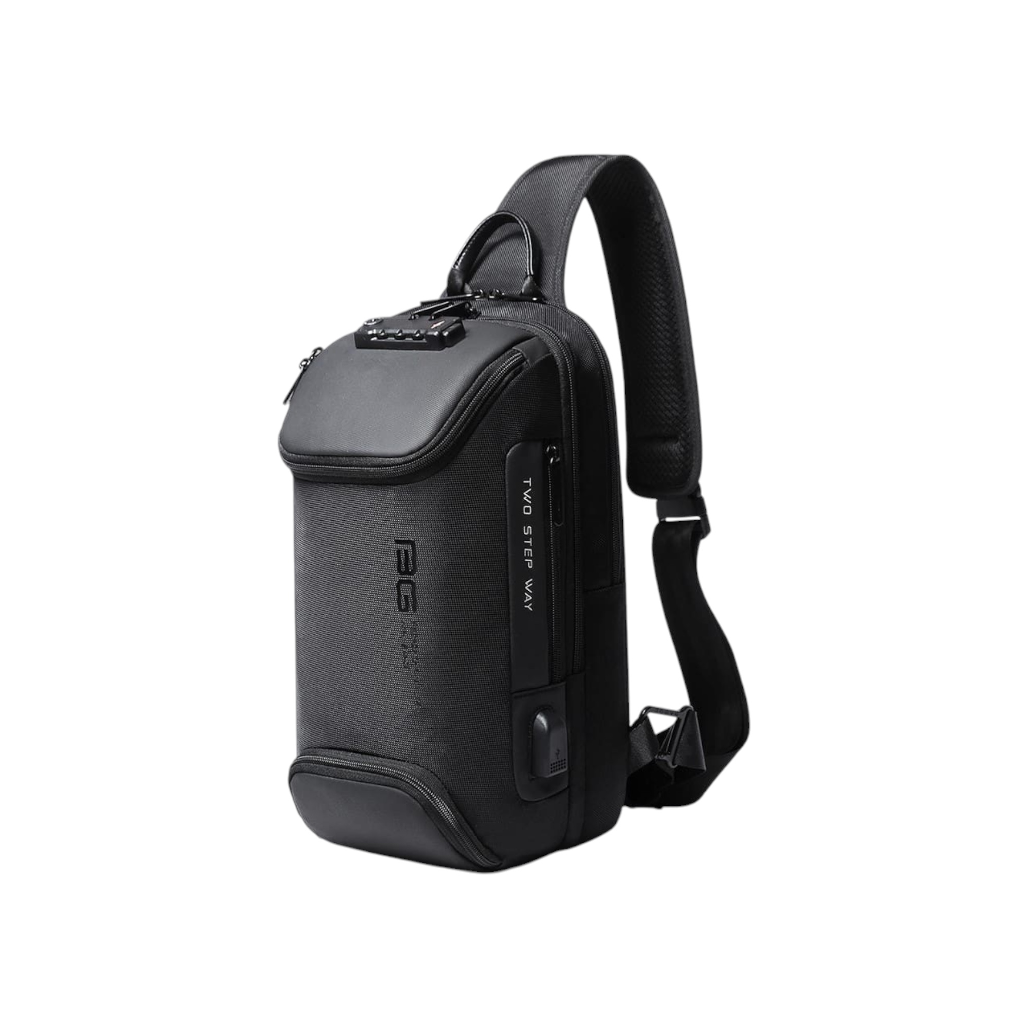 Τσαντάκι ώμου χιαστί crossbody Bange 7082 μαύρο