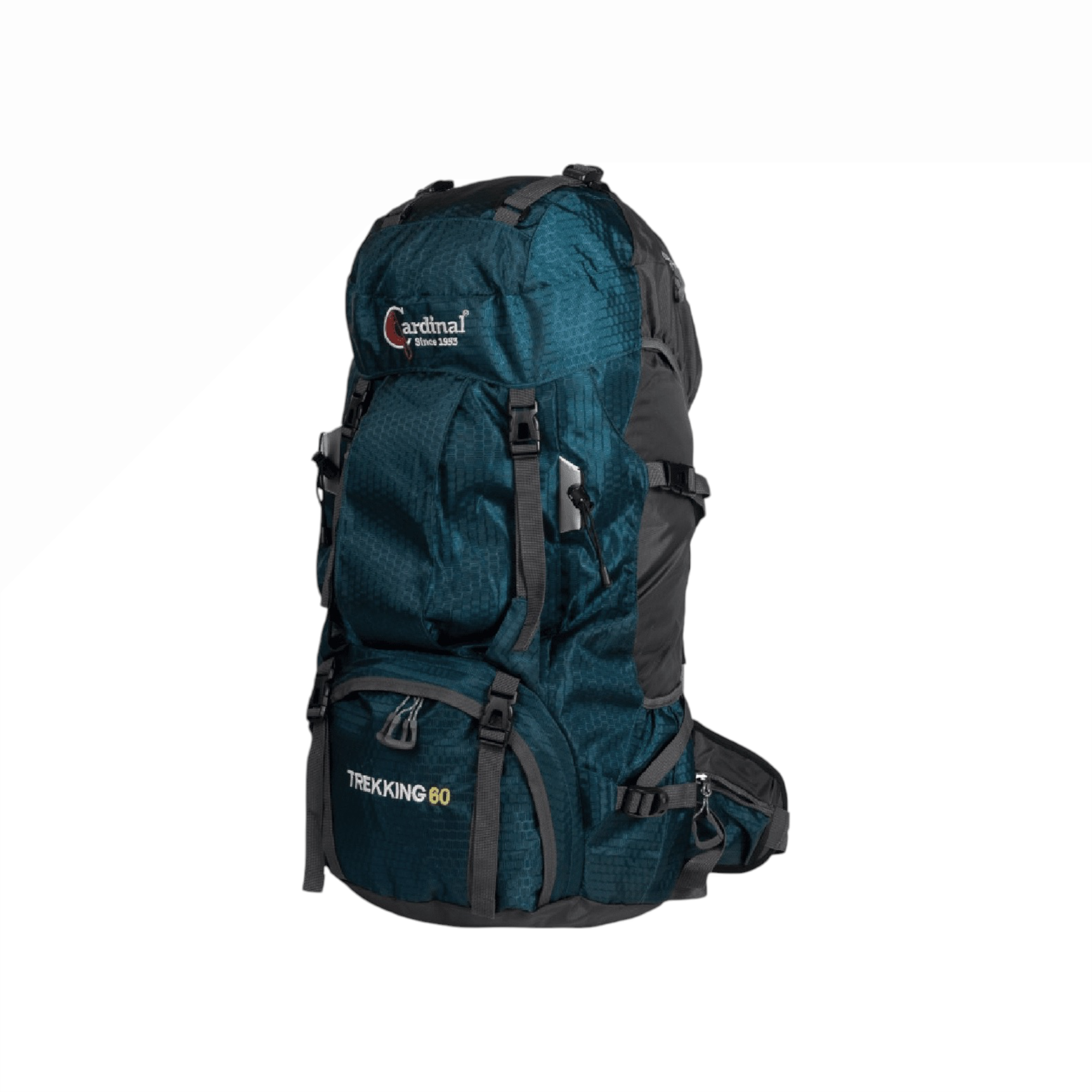Σακίδιο ορειβασίας αδιάβροχο Ταξιδιού 60L Camping 1488 Πετρόλ