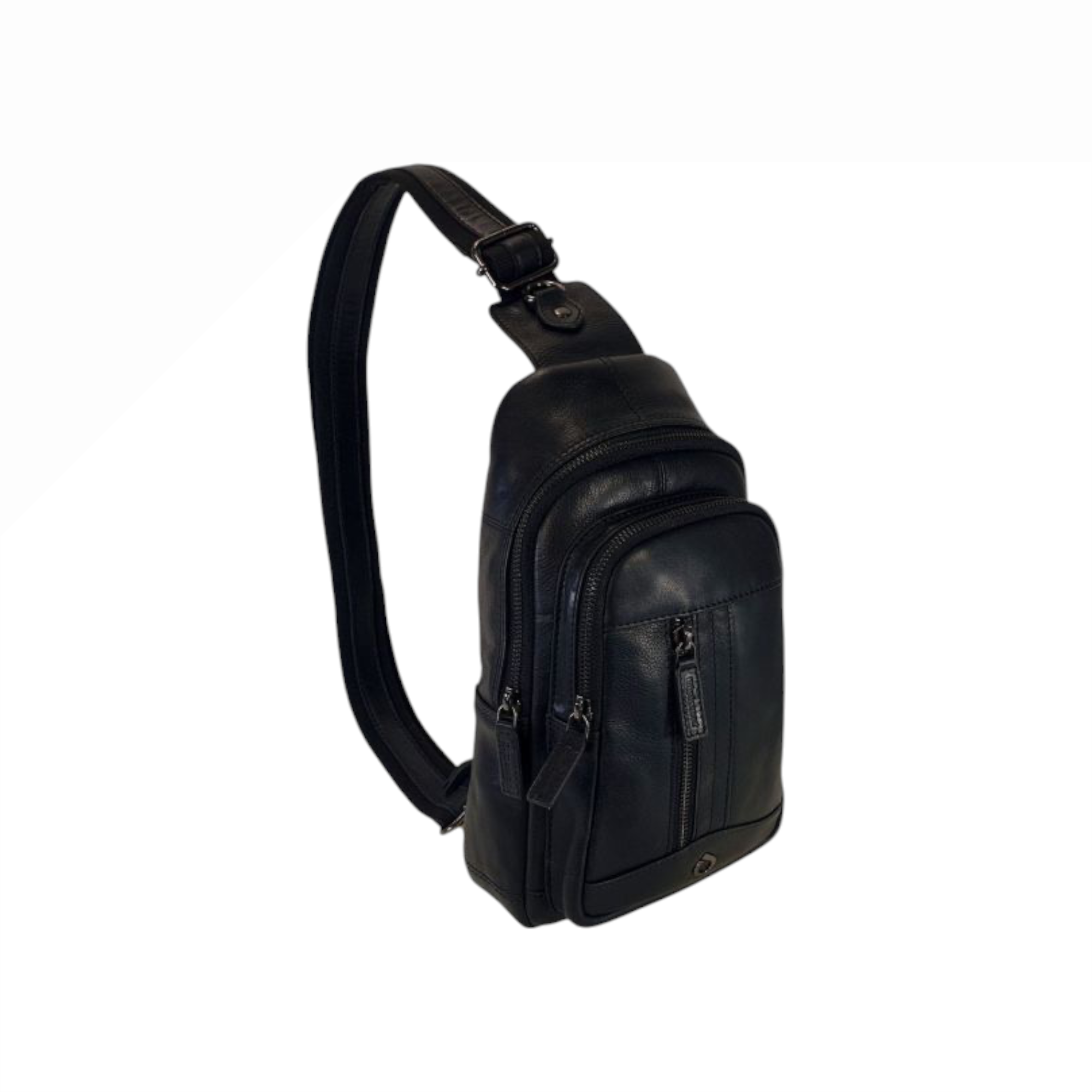 diplomat Δερμάτινο Τσαντάκι crossbody LV88 Μαύρο
