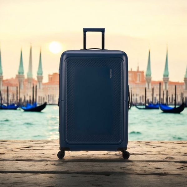 American Tourister Spinner Exp 67/24 Μεσαία Βαλίτσα Ταξιδίου Σκληρή Midnight Blue - Image 2