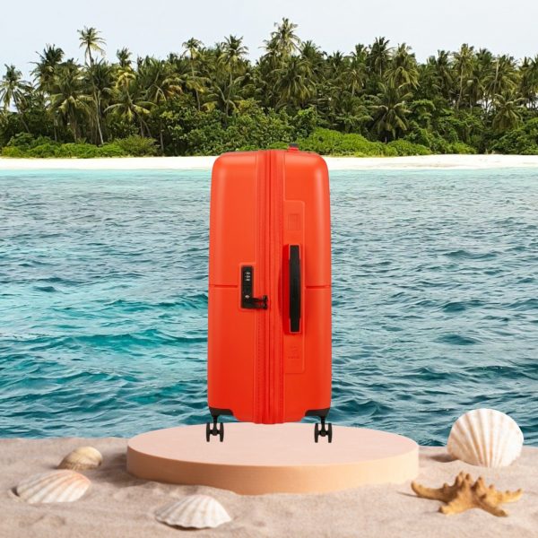 Dashpop 67cm Medium Suitcase Tangerine Red - Image 5