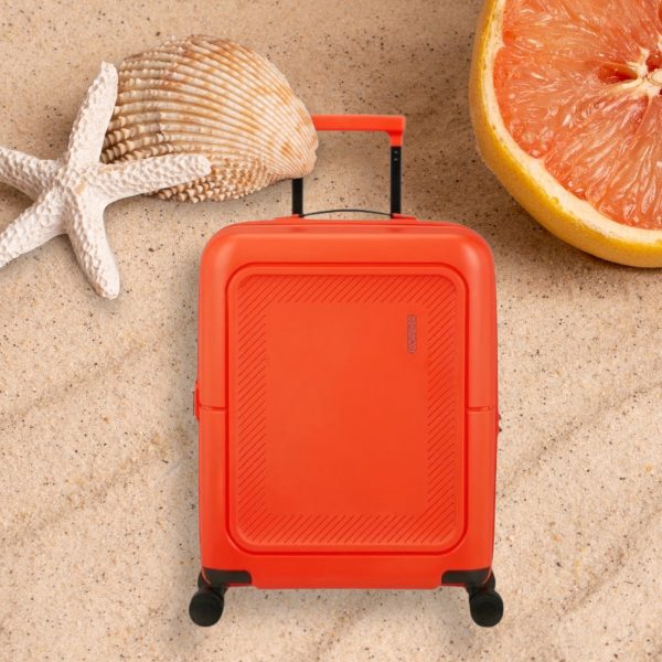 Dashpop 55cm Small Suitcase Tangerine Red - Image 2