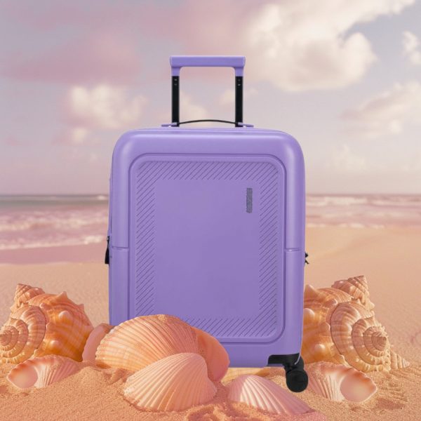 Dashpop 55cm Small Suitcase Tangerine Violet Purple - Image 2