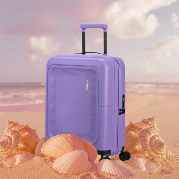 Dashpop 55cm Small Suitcase Tangerine Violet Purple - Image 3