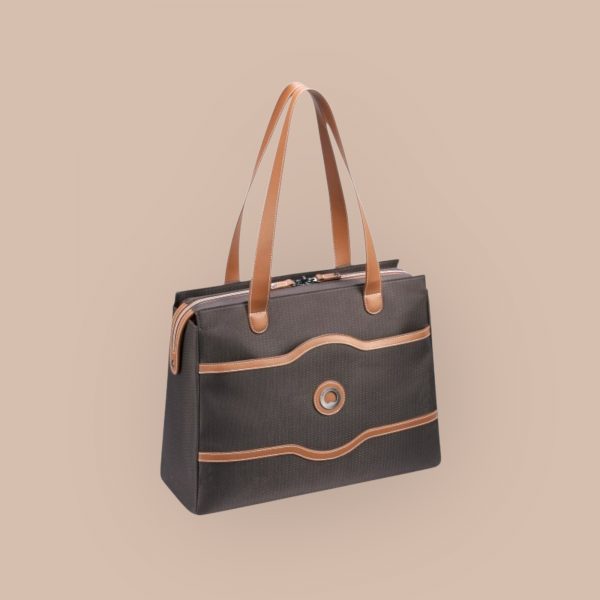 Delsey Chatelet Air 2.0 Τσάντα Ώμου / Χειρός για Laptop 15" Brown - Image 3