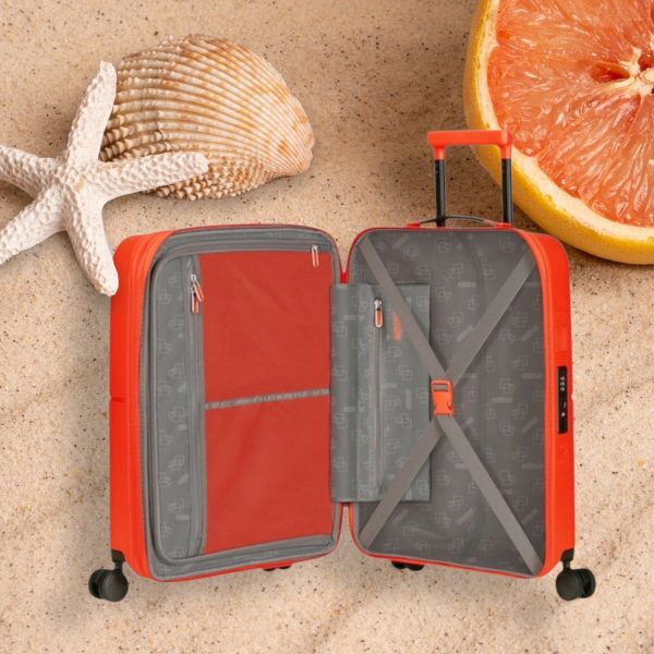 Dashpop 55cm Small Suitcase Tangerine Red - Image 4
