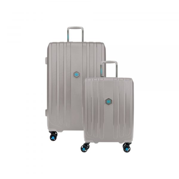 BG Berlin Enduro Σετ Βαλίτσες Beige Expandable 54cm-77cm Polypropylene