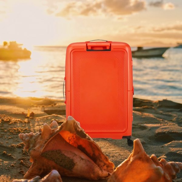 Dashpop 77cm Large Suitcase Tangerine Red - Image 5