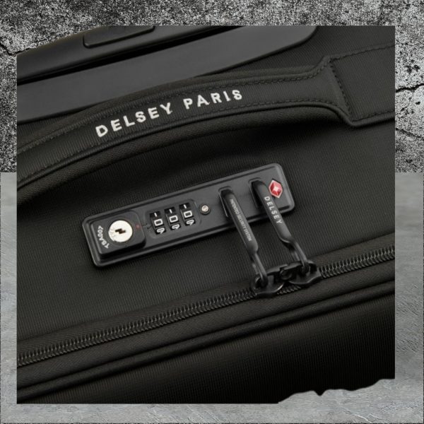 Delsey Βαλίτσα καμπίνας pilot 39cm Brochant Deep Black - Image 7