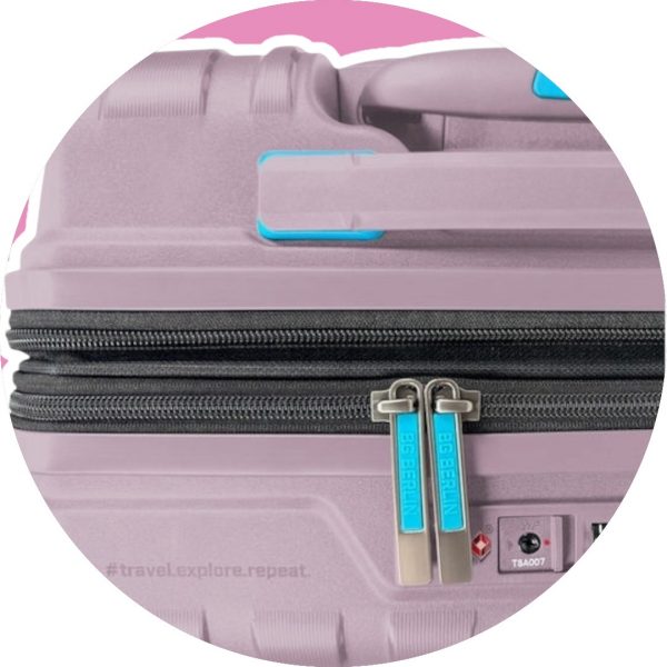 BG Berlin Enduro Σετ Βαλίτσες Lavender Expandable 54-77cm - Image 7