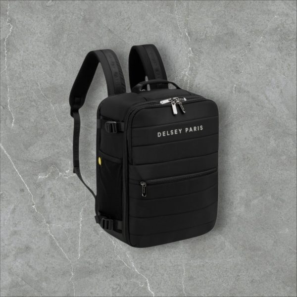 Delsey Σακίδιο πλάτης ταξιδίου 24lt Shadow Black - Image 3