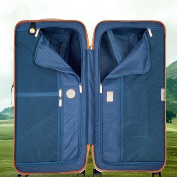 Βαλίτσα Trunk 80cm Delsey Roland Garros Turenne Μπλε - Image 4