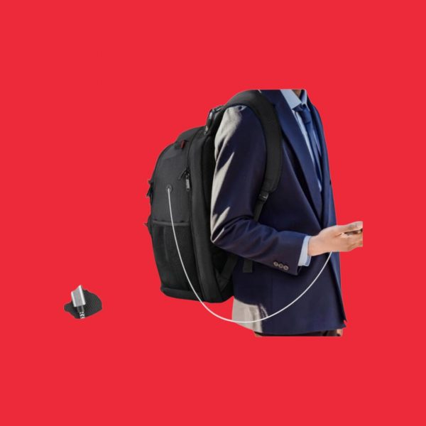 Σακίδιο πλάτης Travel Usb 40L Laptop 17,3” Matein 1714 μαύρο - Image 6