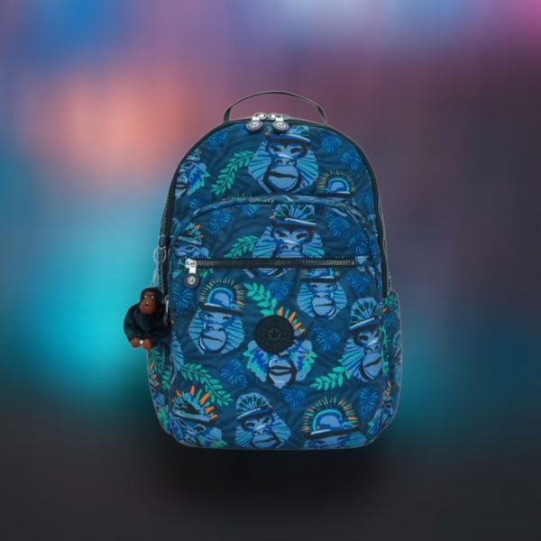 Kipling Seoul Τσάντα Πλάτης για Laptop 15" σε Μπλε χρώμα - Image 2