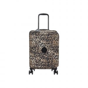 Kipling Spontaneous Βαλίτσα Ταξιδίου Καμπίνας Wild Leopard με 4 Ρόδες KI7211-6JP