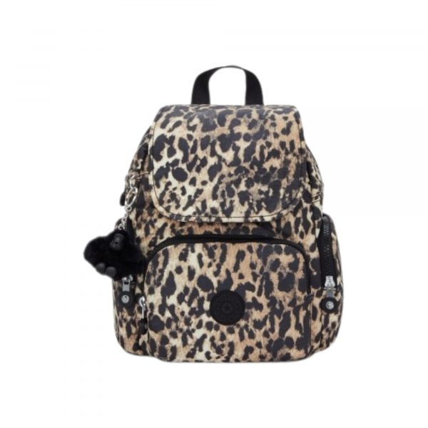 Kipling Σακίδιο πλάτης City Zip Mini Wild Leopard