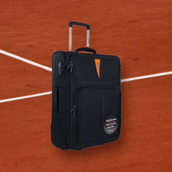 Diplomat Σετ 3 Βαλίτσες Μπλε Υφασμάτινες με 4 Ρόδες 79cm - Image 4