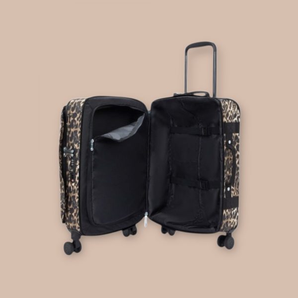 Kipling Spontaneous Βαλίτσα Ταξιδίου Καμπίνας Wild Leopard με 4 Ρόδες KI7211-6JP - Image 4