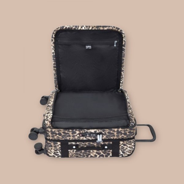 Kipling Spontaneous Βαλίτσα Ταξιδίου Καμπίνας Wild Leopard με 4 Ρόδες KI7211-6JP - Image 5