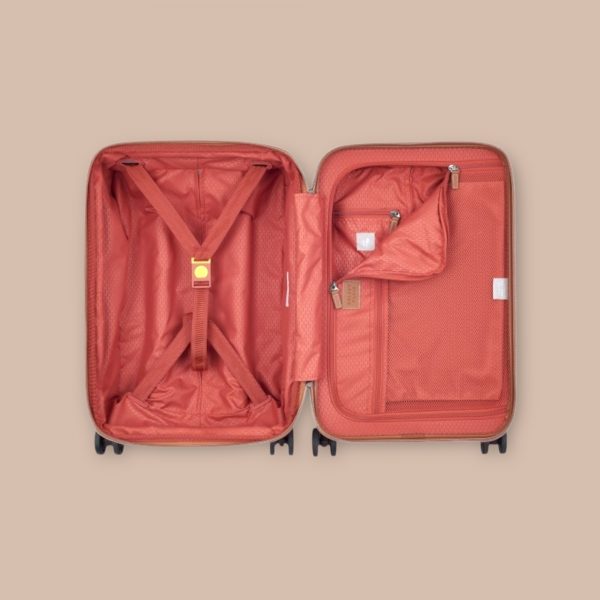 Delsey Chatelet Air Βαλίτσα Ταξιδίου Καμπίνας Σκληρή Brown με 4 Ρόδες Ύψους 55εκ. - Image 7