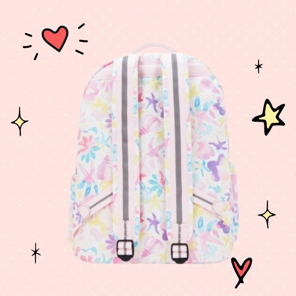 Kipling Seoul Τσάντα Πλάτης για Laptop 15" σε Φλοράλ χρώμα - Image 9