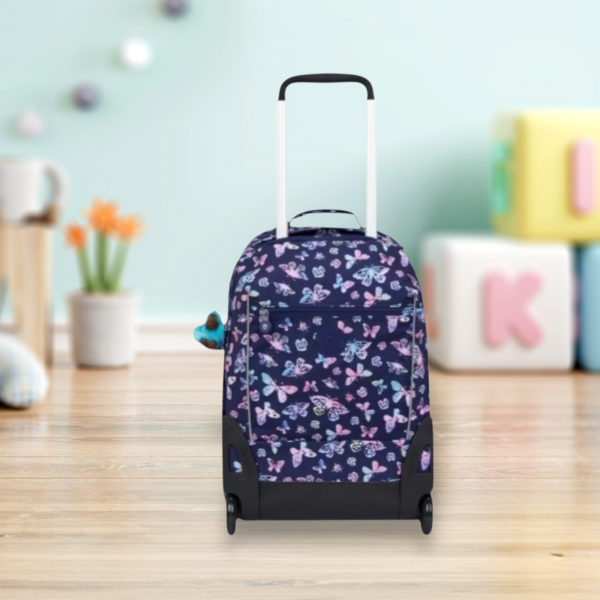 Kipling Σακίδιο πλάτης trolley για laptop 15″ Sari Butterfly Fun - Image 2