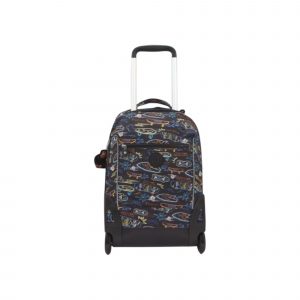 Kipling Σακίδιο πλάτης trolley για laptop 15″ Sari Neon Skate