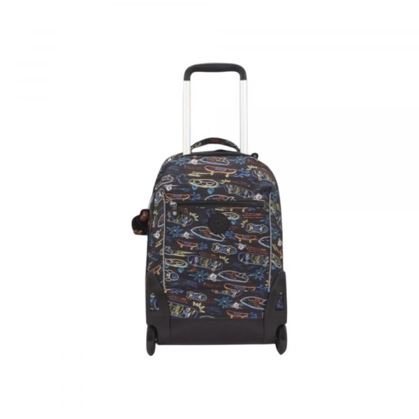 Kipling Σακίδιο πλάτης trolley για laptop 15″ Sari Neon Skate