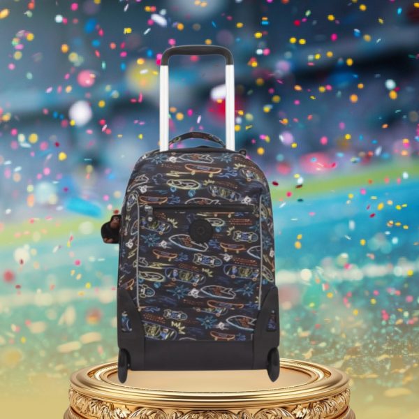 Kipling Σακίδιο πλάτης trolley για laptop 15″ Sari Neon Skate - Image 2