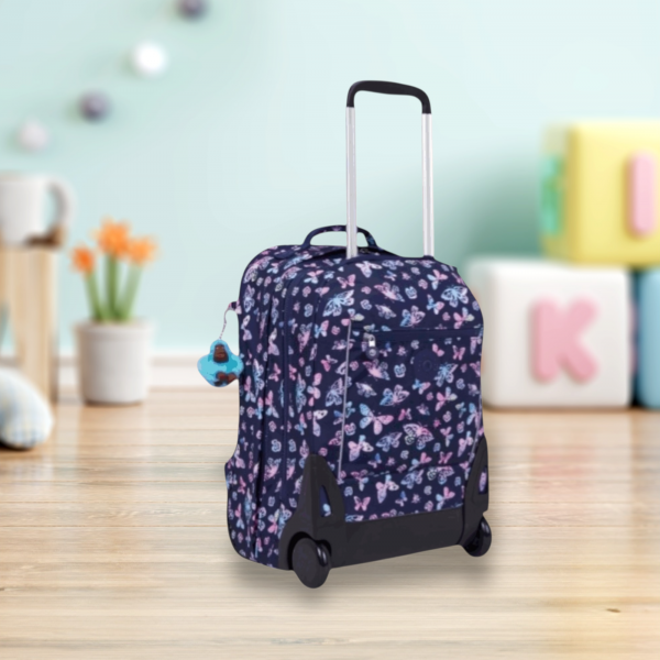 Kipling Σακίδιο πλάτης trolley για laptop 15″ Sari Butterfly Fun - Image 4
