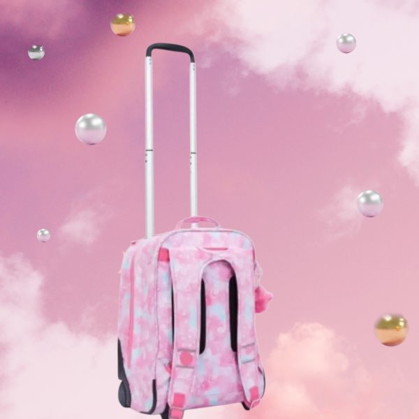 Kipling Σακίδιο πλάτης trolley για laptop 15″ Sari Garden Clouds - Image 7
