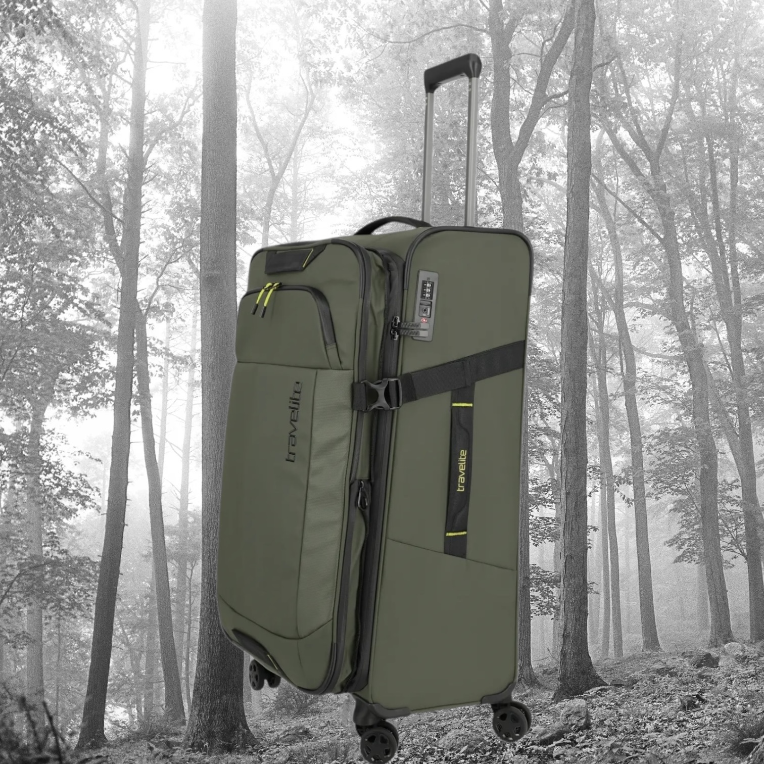 Σετ Βαλιτσών Travelite Briize S/M/L Χακί - Image 5