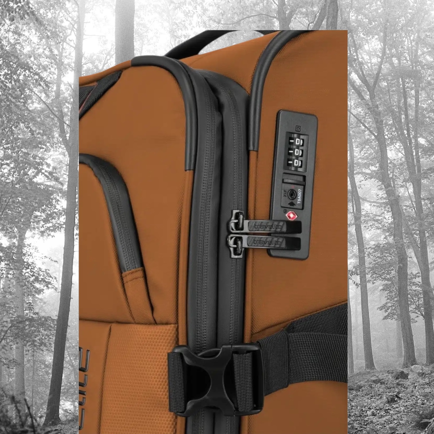 Travelite Briize Βαλίτσα Trolley M Expandable Καρυδί - Image 8