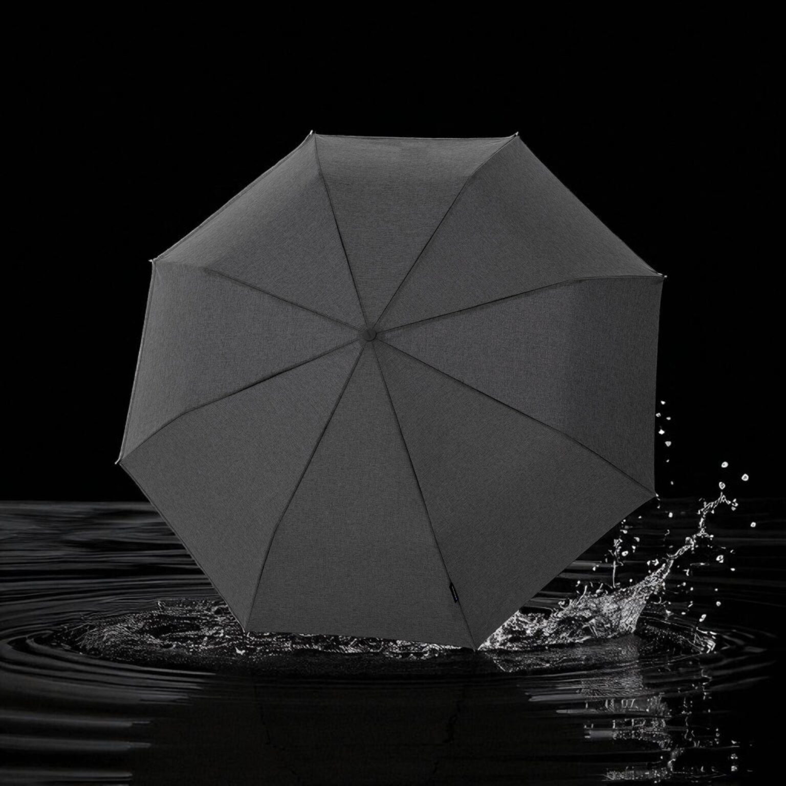 Knirps T.200 Ομπρέλα T.Series Αυτόματη Μαύρη Melange - Image 3