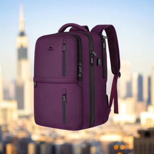 Alternative view of Matein 1197 Σακίδιο Πλάτης Ταξιδιού 40L 17” Μωβ