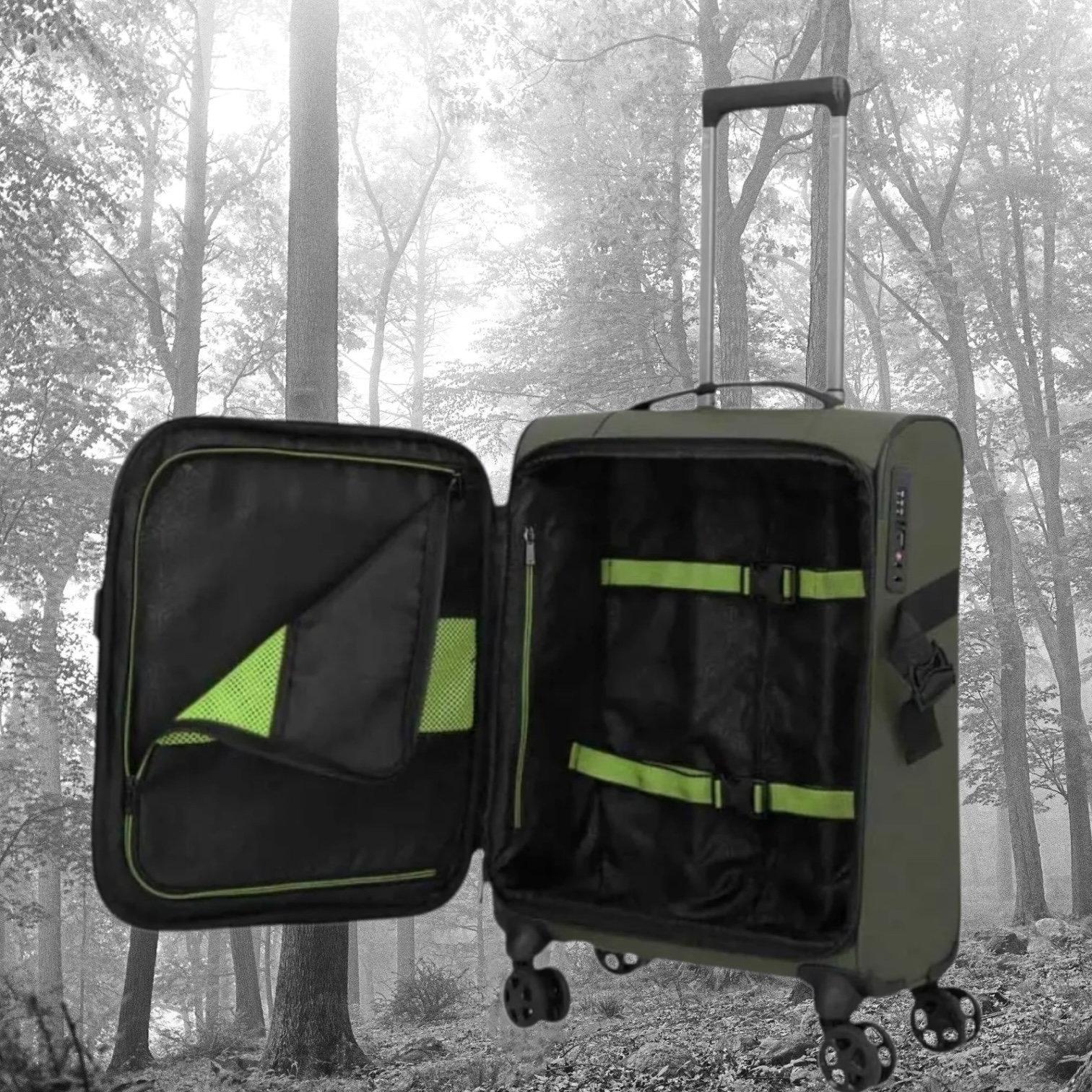 Travelite Breeze S Χακί Βαλίτσα Καμπίνας 55cm - Image 8