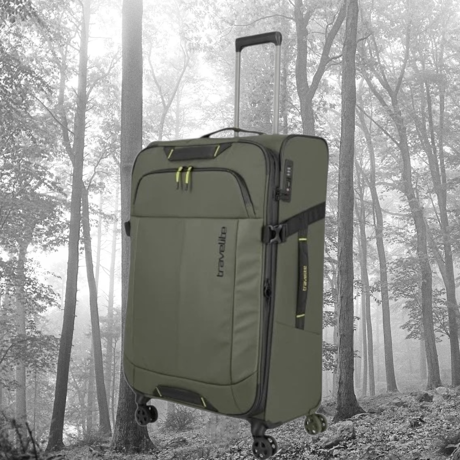 Travelite Briize Μεγάλη 92L Expandable Χακί - Image 3