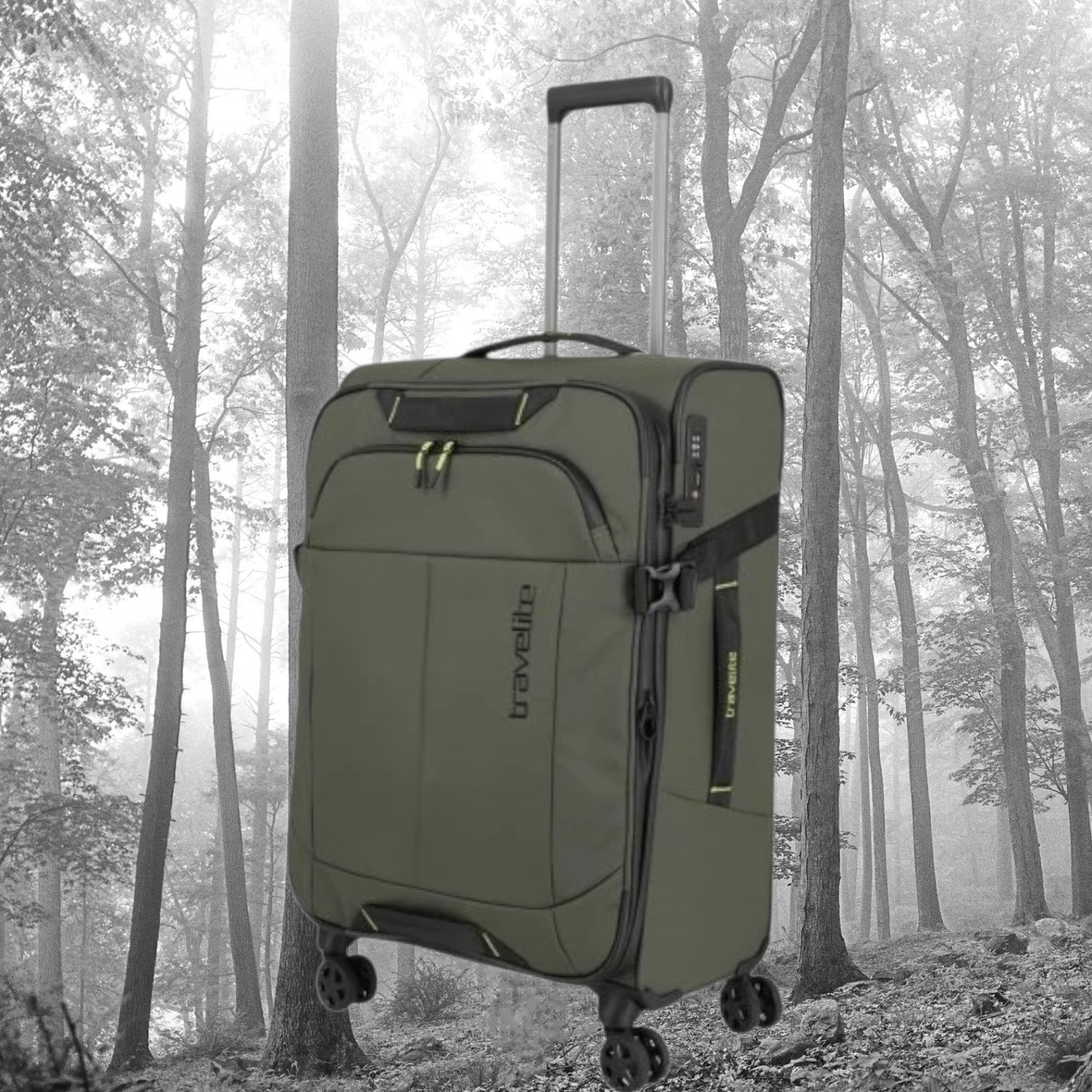 Travelite Briize Βαλίτσα Trolley M Expandable Χακί - Image 3