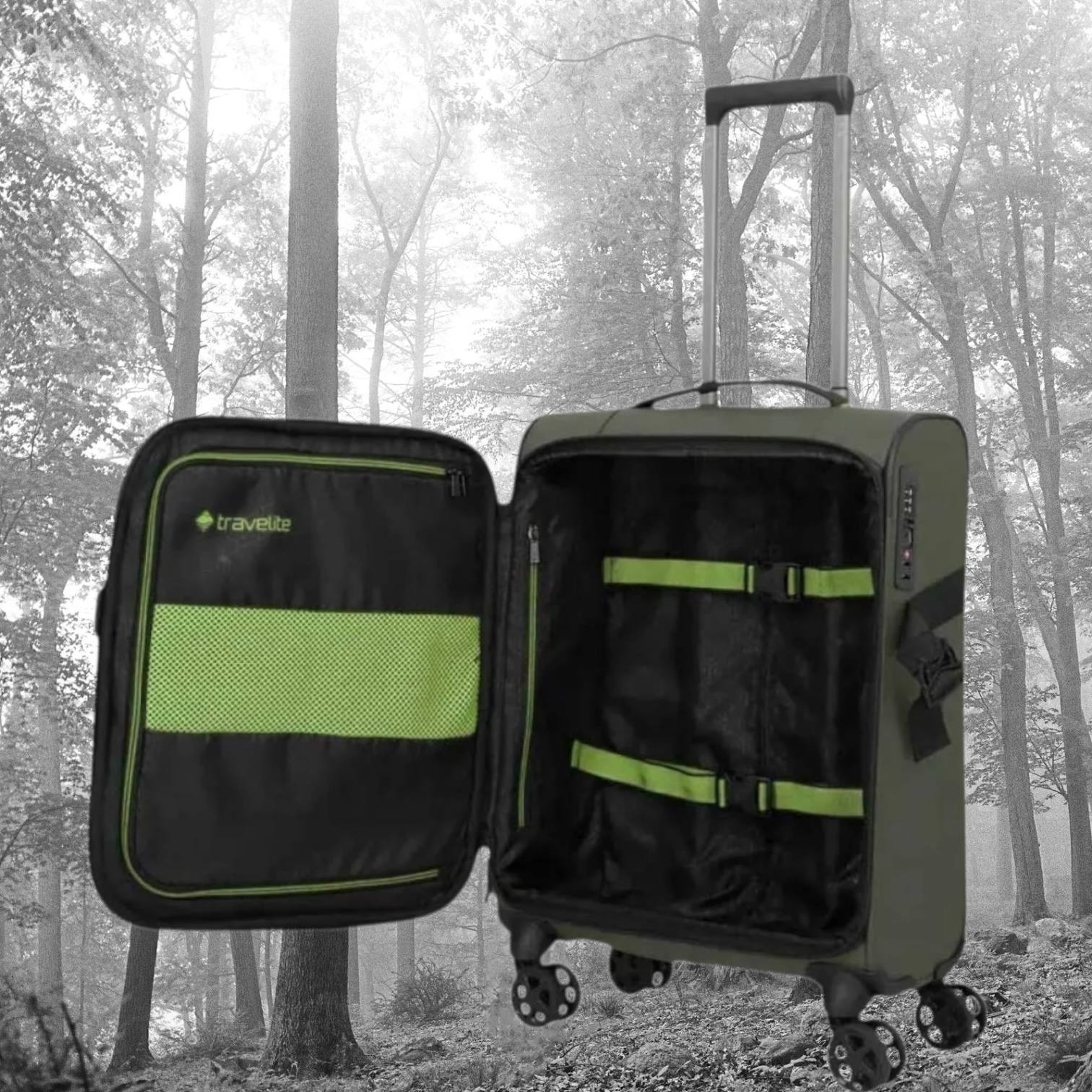 Travelite Breeze S Χακί Βαλίτσα Καμπίνας 55cm - Image 7