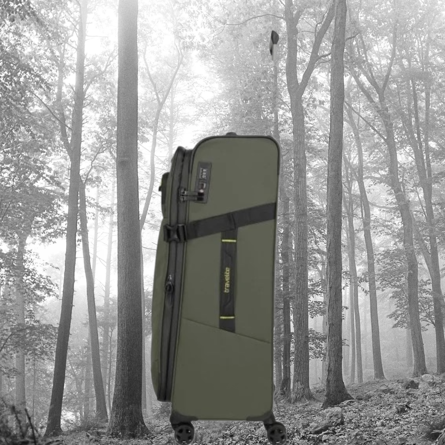 Travelite Briize Μεγάλη 92L Expandable Χακί - Image 4