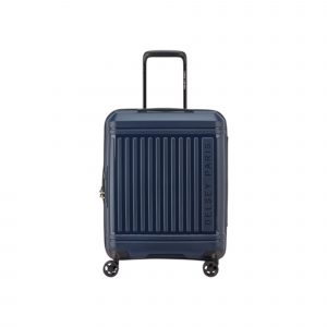 Delsey Lutece SE Βαλίτσα Καμπίνας Slim Expandable 55cm Navy
