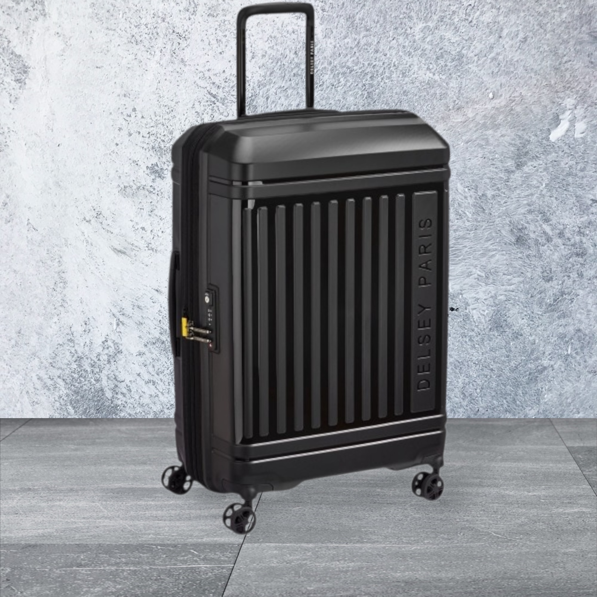 Delsey Βαλίτσα 69cm Μεσαία Expandable Lutece SE Μαύρη - Image 3