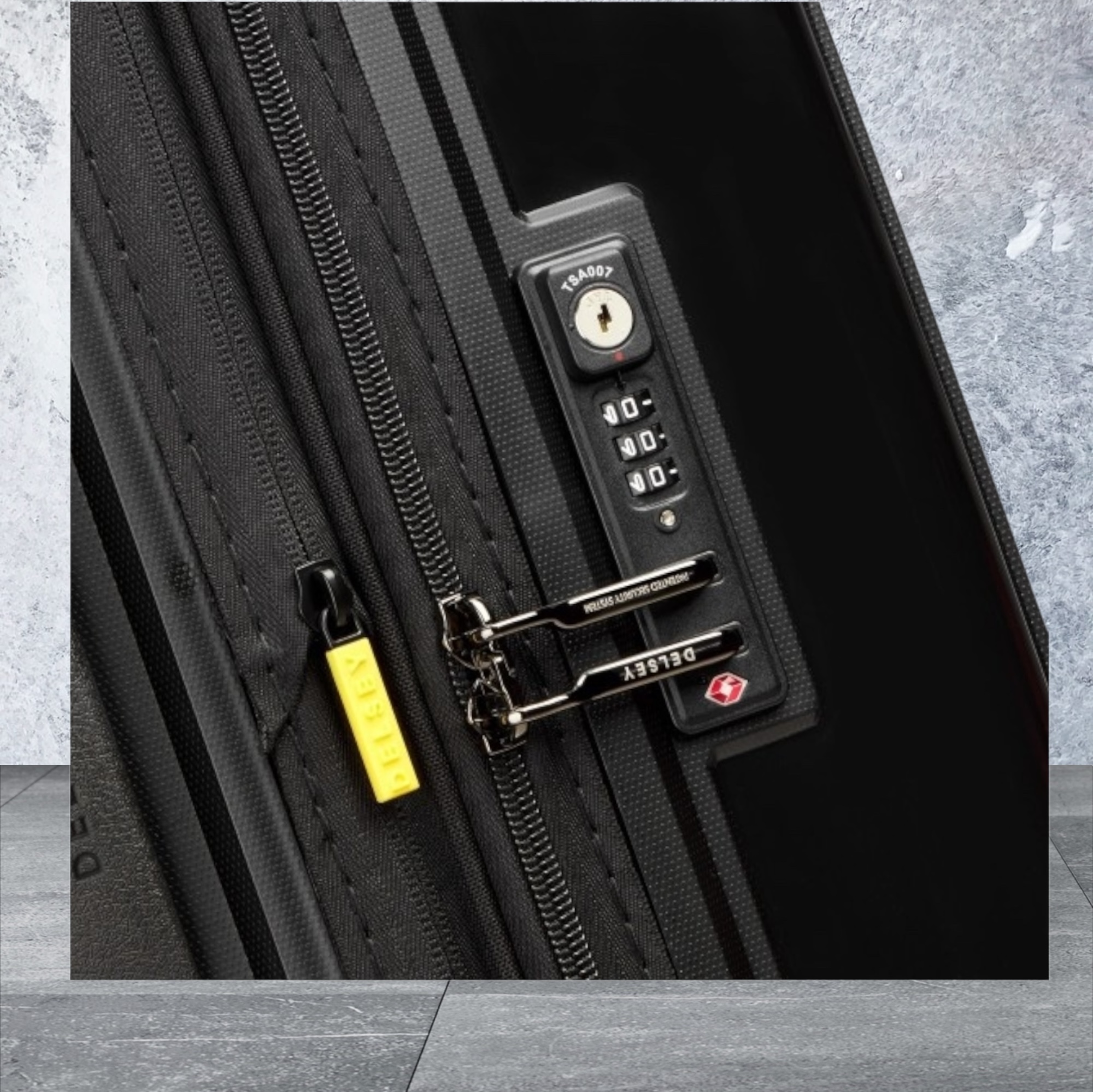 Delsey Βαλίτσα 69cm Μεσαία Expandable Lutece SE Μαύρη - Image 7