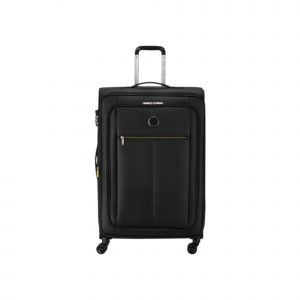 Delsey Dita Μεγάλη Βαλίτσα 79cm Expandable Μαύρη