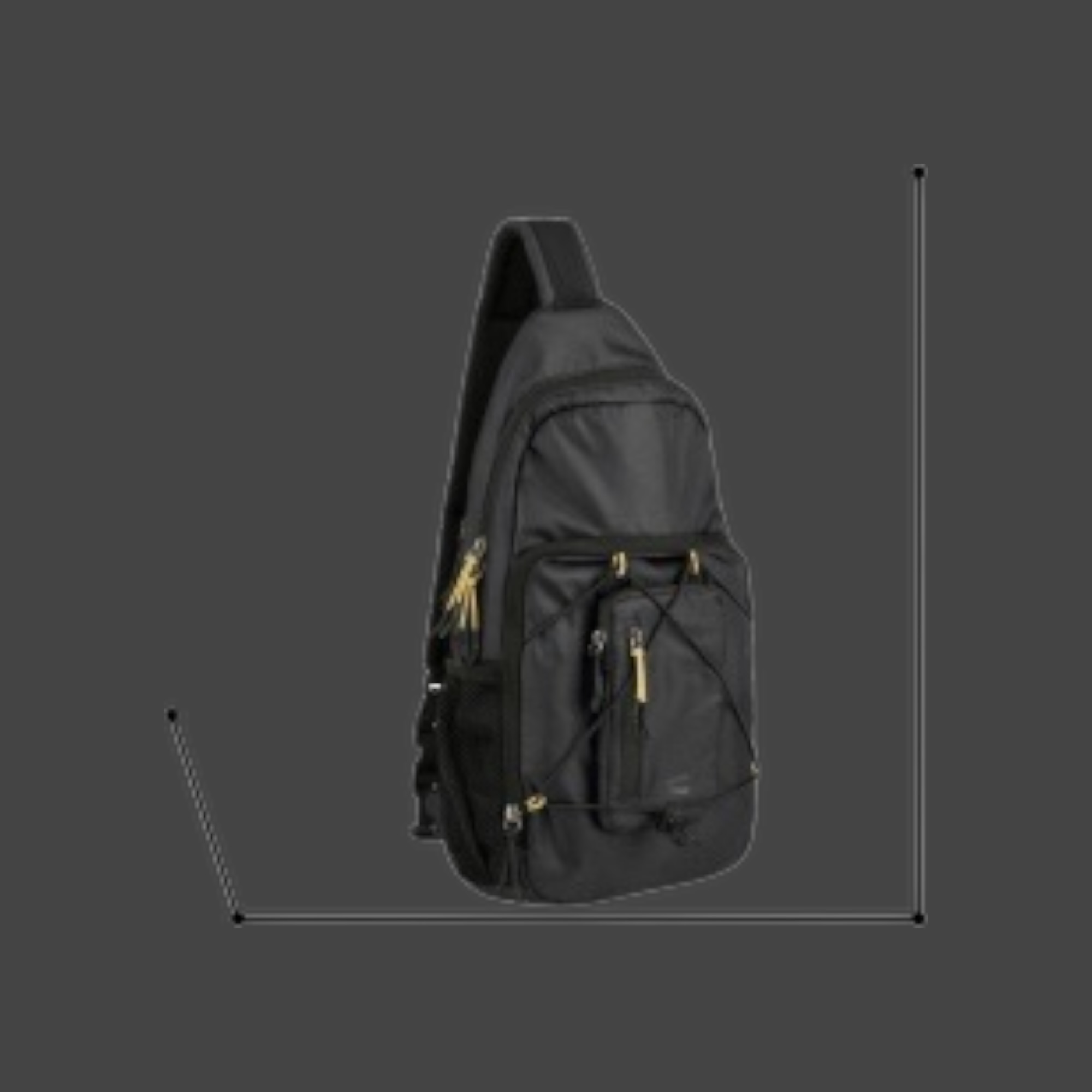 Camel Active Shores 412-602-60 Sling Backpack Μαύρο 14L