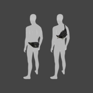 Camel Active Shores 412-301-60 Τσάντα Μέσης Μαύρη 7.5L