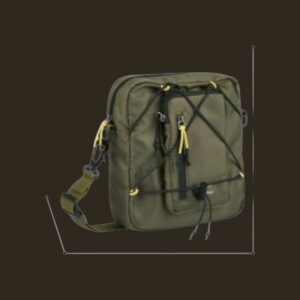 Camel Active Shores 412-601-35 Τσάντα Ώμου Χιαστί Χακί 4.5L