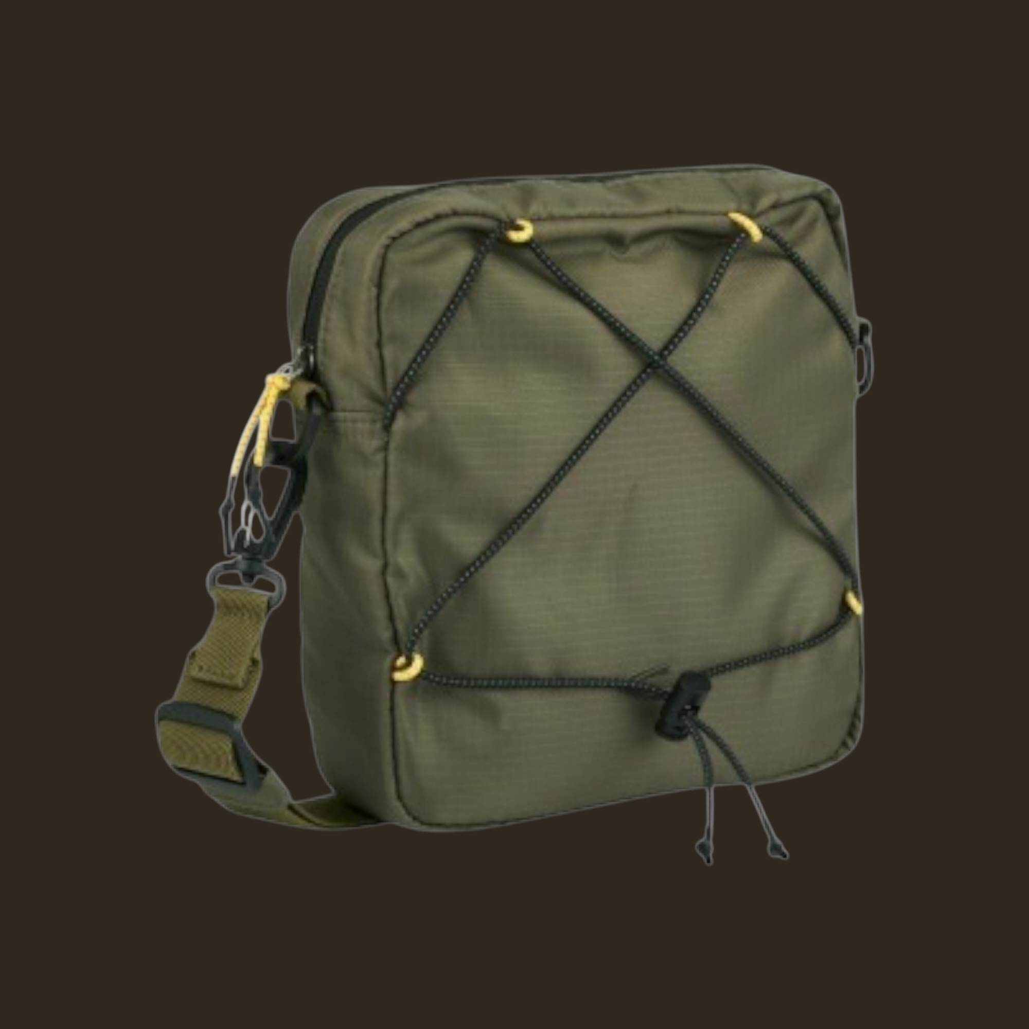 Camel Active Shores 412-601-35 Τσάντα Ώμου Χιαστί Χακί 4.5L