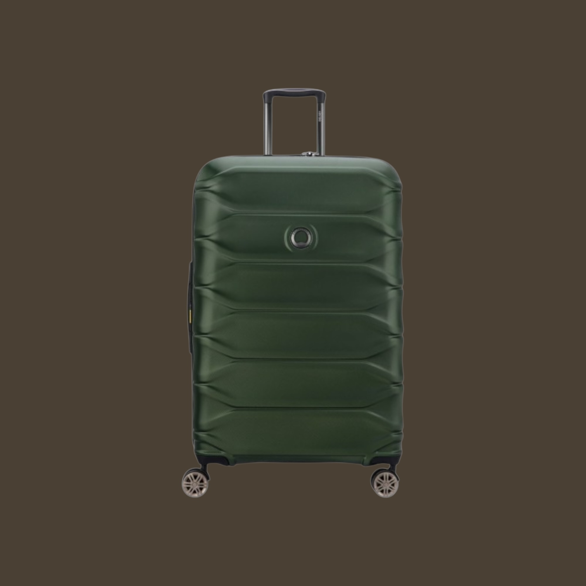 Delsey Meteor Olive Μεγάλη Βαλίτσα Expandable 78cm